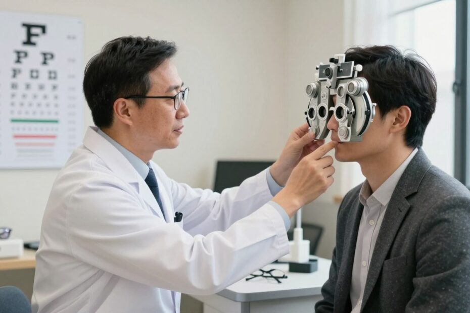 Badanie wzroku na prawo jazdy