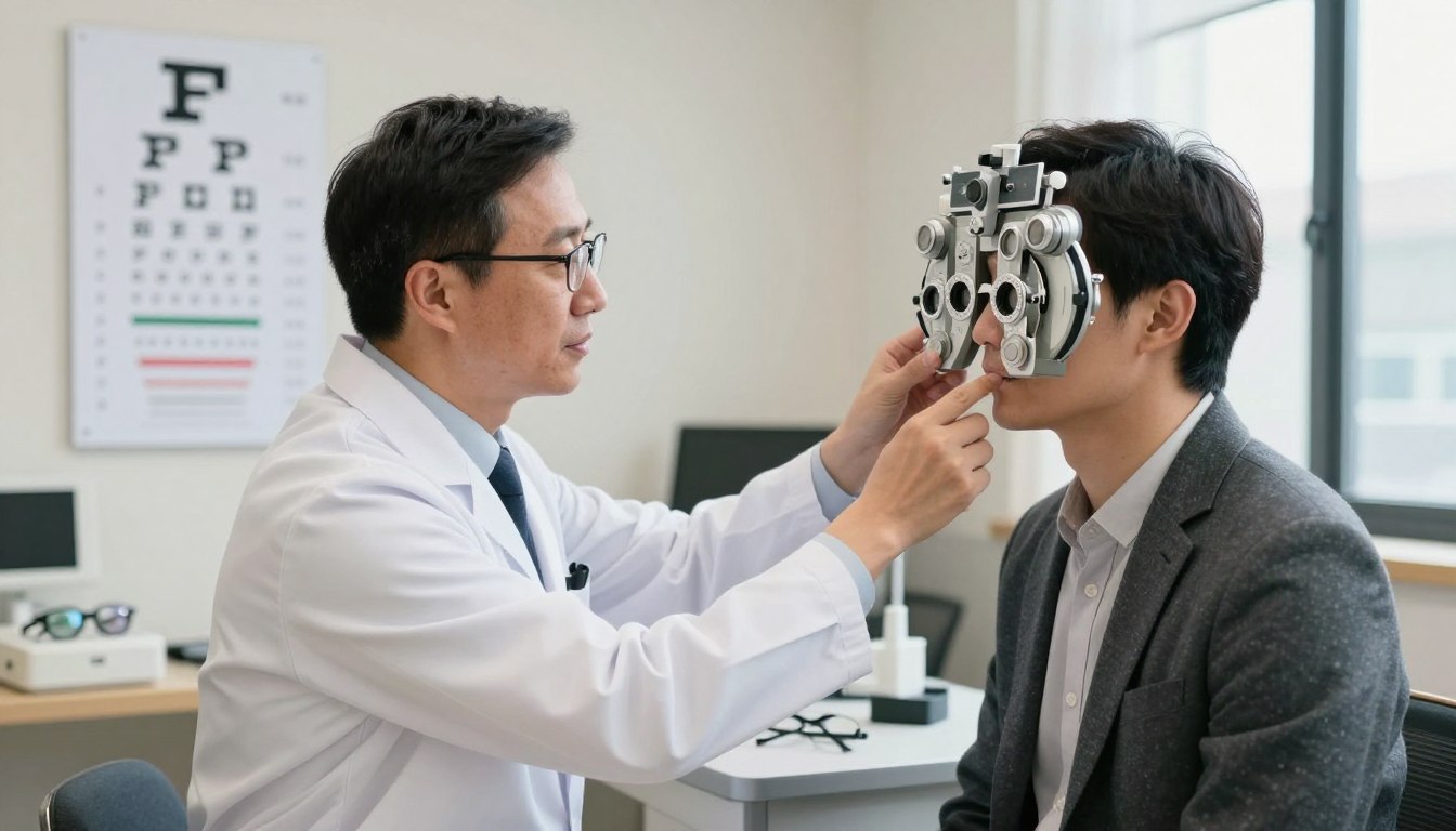 Badanie wzroku na prawo jazdy