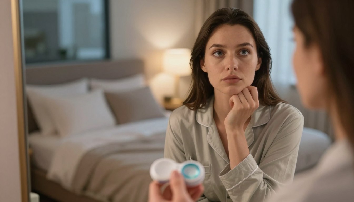 Czy można spać w soczewkach