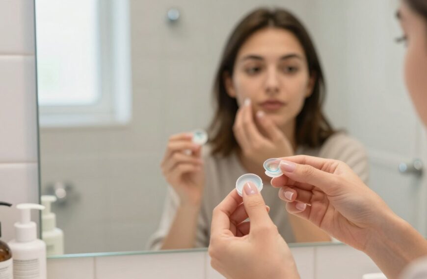 Jak założyć soczewki