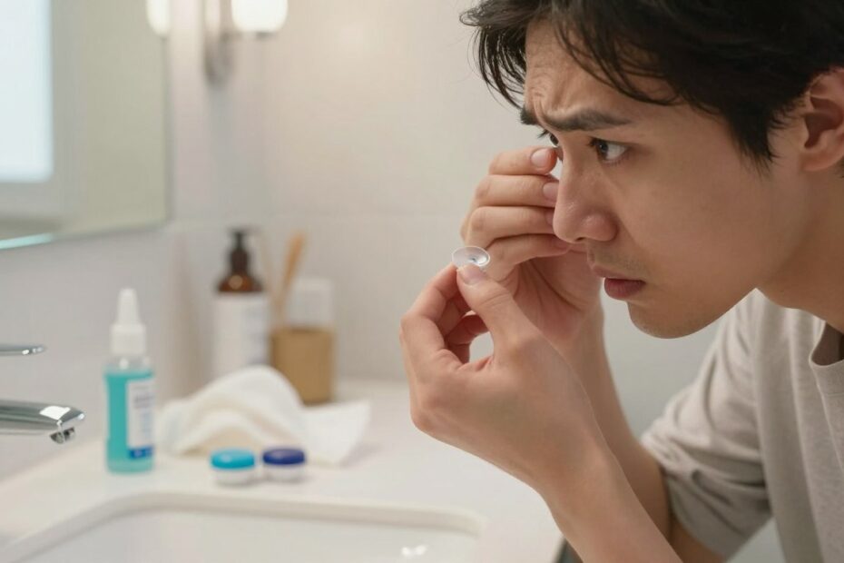 Nie mogę zdjąć soczewki