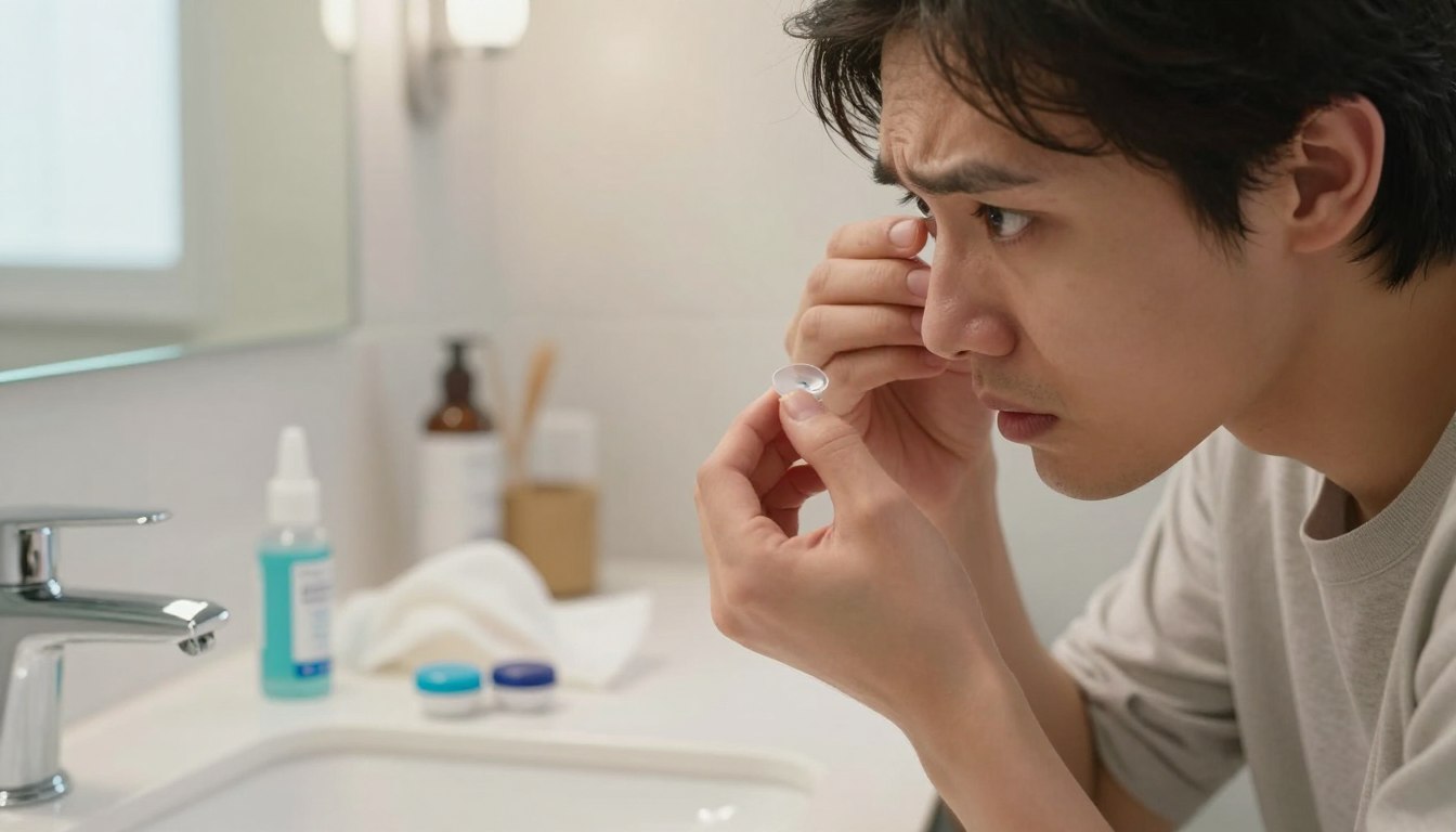 Nie mogę zdjąć soczewki