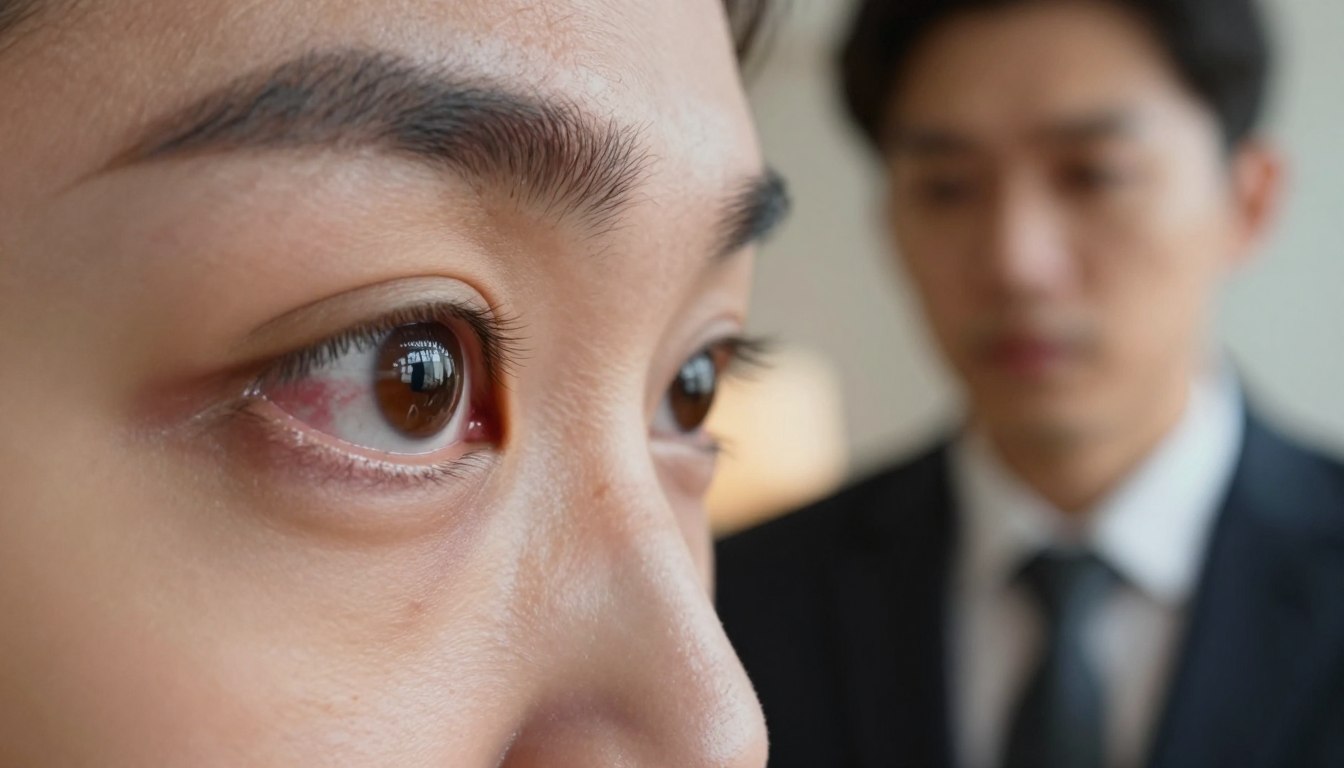 Pogorszenie wzroku w jednym oku