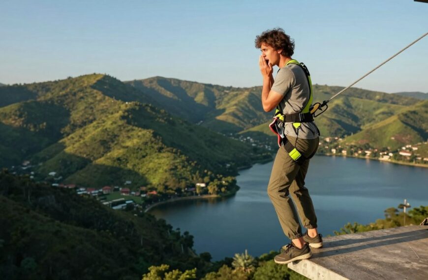 Skok na bungee a wada wzroku – kiedy warto zachować ostrożność