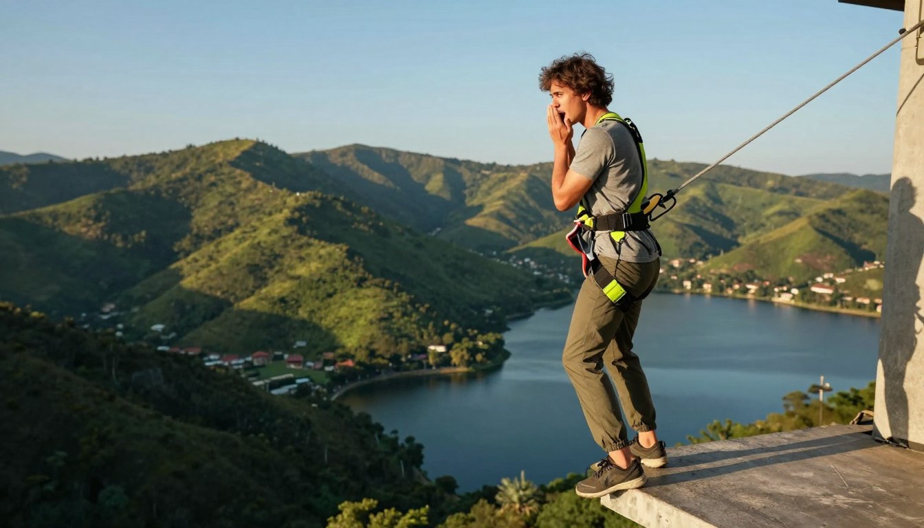 Skok na bungee a wada wzroku