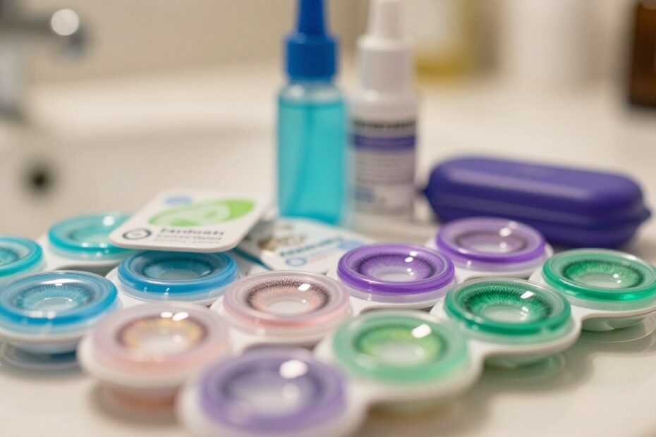 Soczewki kolorowe miesięczne