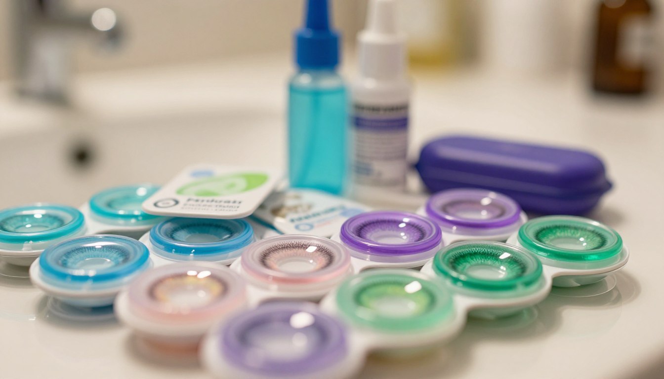 Soczewki kolorowe miesięczne