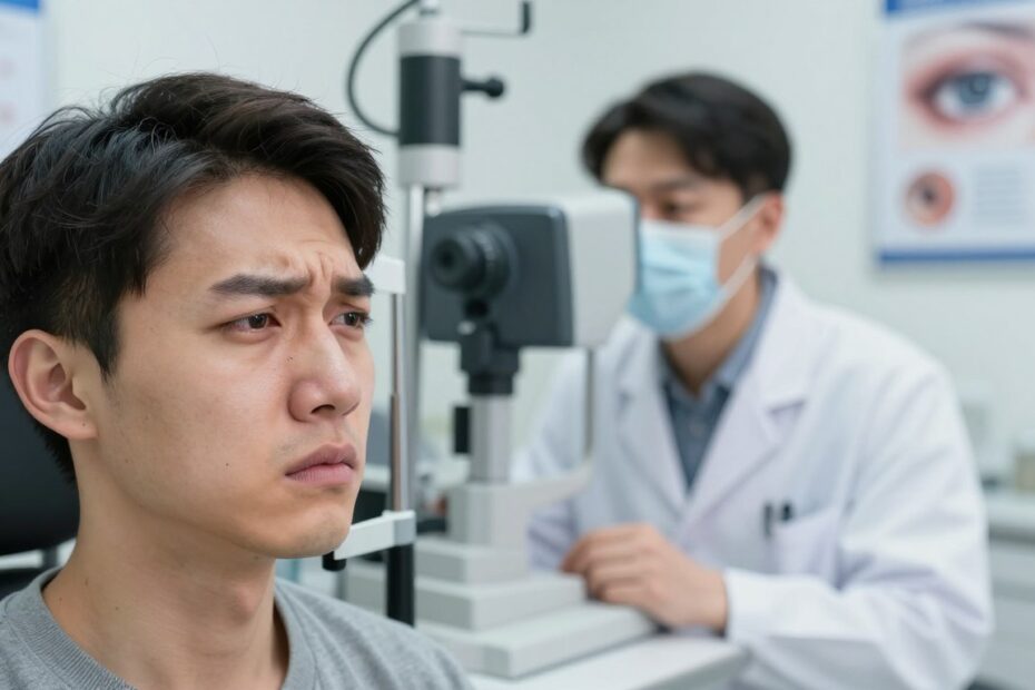 Uszkodzenie wzroku laserem objawy