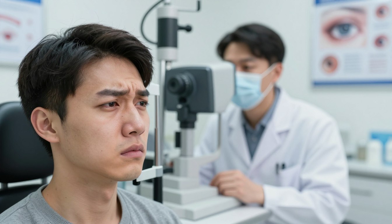 Uszkodzenie wzroku laserem objawy